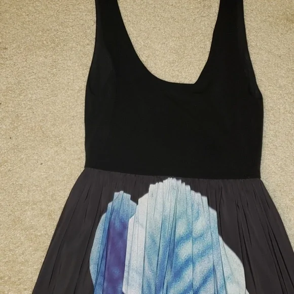 Alice + Olivia black orchid maxi dress